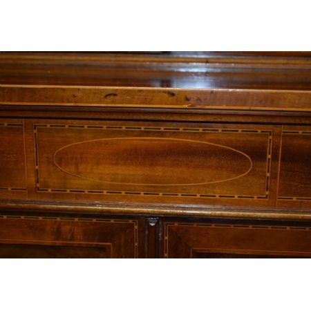 Edwardianisches Antikes Englisches Mahagoni Bücherregal ca. 19. Jh.