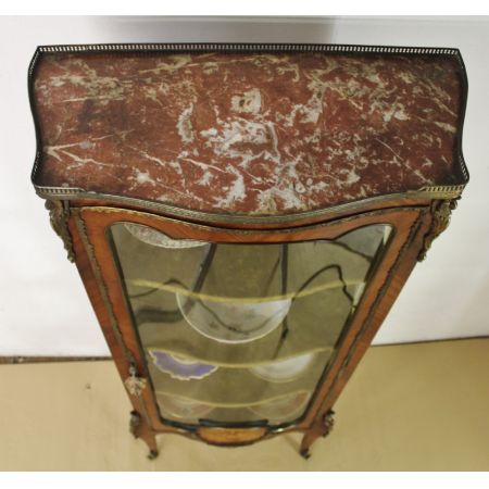 Französische antike Kingwood Vitrine ca 1880