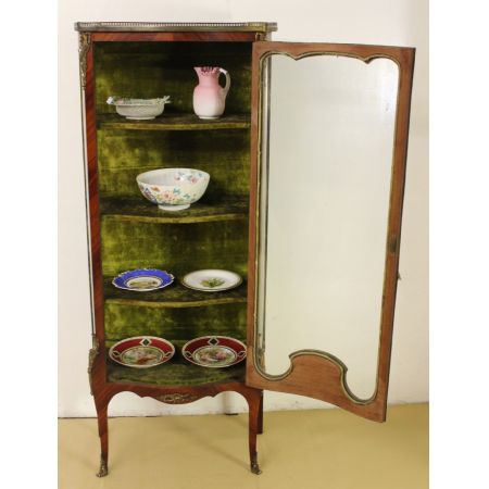Französische antike Kingwood Vitrine ca 1880