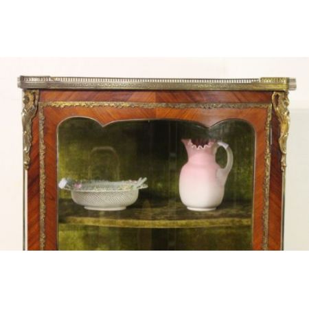 Französische antike Kingwood Vitrine ca 1880