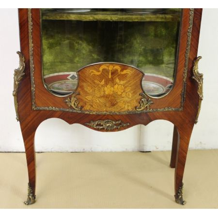 Französische antike Kingwood Vitrine ca 1880