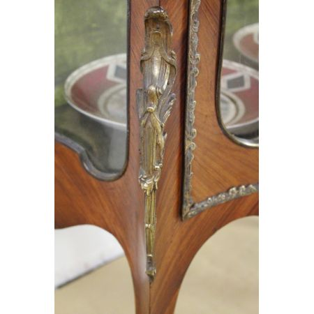 Französische antike Kingwood Vitrine ca 1880