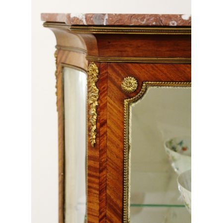 Französische original antike Kingwood Vitrine ca 1880