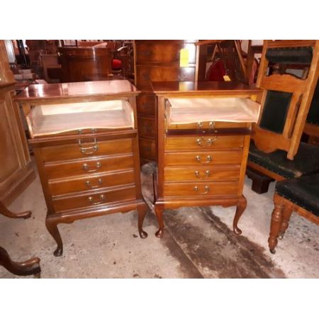 Antike edwardianische Mahagoni Kommoden englisch ca 1890