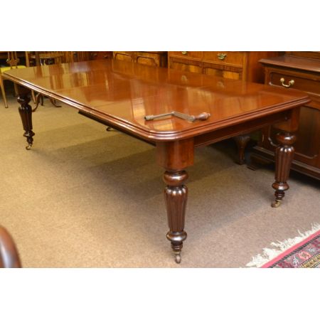 Viktorianischer Mahagoni Esstisch original antik ca 1870