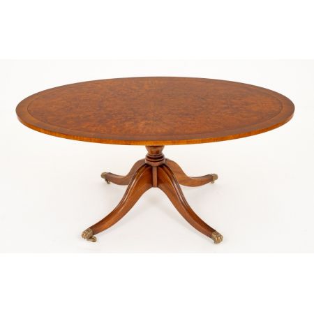 Antiker englischer Nussbaum Kaffeetisch ca 1920