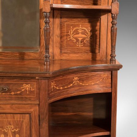 Antikes edwardianisches Palisander Sideboard original englisch ca 1910 