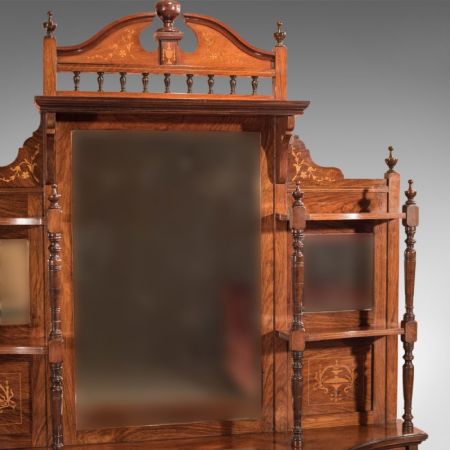 Antikes edwardianisches Palisander Sideboard original englisch ca 1910 