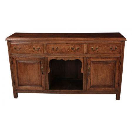 Antikes Eichen Sideboard britisch ca 1730