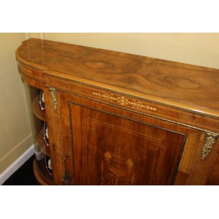 Antikes viktorianisches Nussbaum Sideboard englisch ca 1860