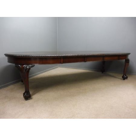 Viktorianischer antiker Mahagoni Esstisch britisch ca 1890