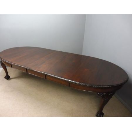 Viktorianischer antiker Mahagoni Esstisch britisch ca 1890