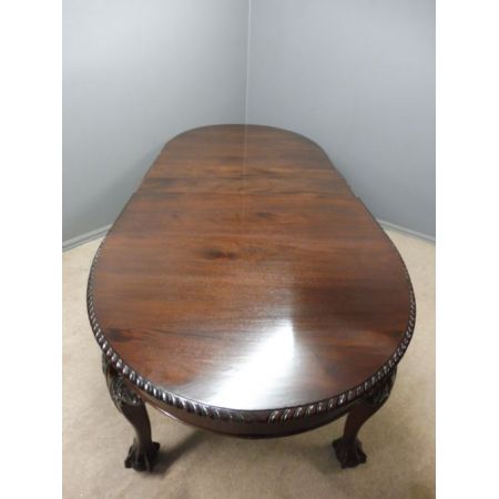 Viktorianischer antiker Mahagoni Esstisch britisch ca 1890