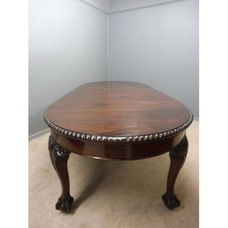 Viktorianischer antiker Mahagoni Esstisch britisch ca 1890