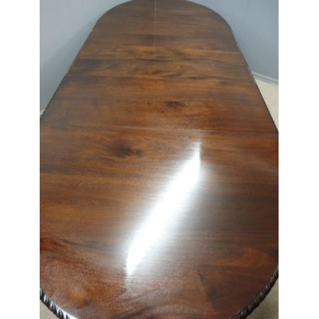 Viktorianischer antiker Mahagoni Esstisch britisch ca 1890