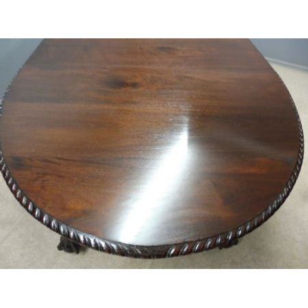 Viktorianischer antiker Mahagoni Esstisch britisch ca 1890