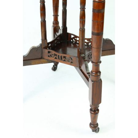 Viktorianischer Arts & crafts octagonal side table