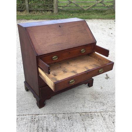 Georgianischer englischer Landhaus Sekretär Mahagoni antik 18 Jh