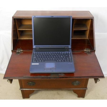 Edwardianischer Mahagoni Sekretär original antik ca 1900