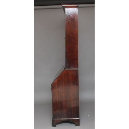 Antiker englischer Aufsatzsekretär Eiche Bureau Bookcase ca 1780