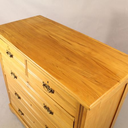 Viktorianische antike Nussbaum Kommode original britisch ca 1880