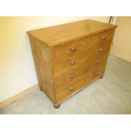 Viktorianische antike Kiefern Kommode Weichholz englisch ca 1860