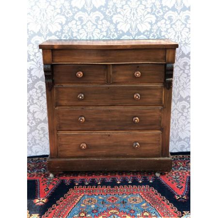 Viktorianische Kommode Mahagoni original antik ca 1850
