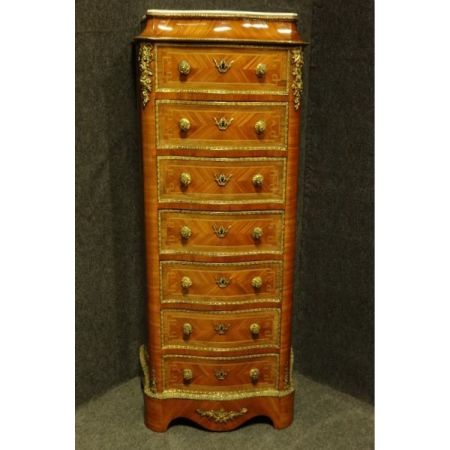 Viktorianischer Bücherschrank Nussbaum original antik ca 1870