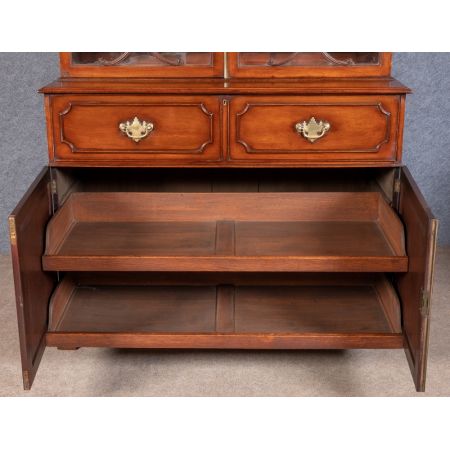 Georgianisches Mahagoni Bureau Bookcase Aufsatzsekretär original antik ca 1820