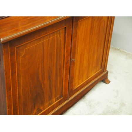 Georgianischer Mahagoni Bücherschrank antik englisch ca 1880