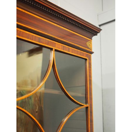 Georgianischer Mahagoni Bücherschrank antik englisch ca 1880