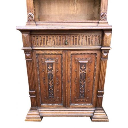 Antike französische Eichen Bücherregale ca 1880