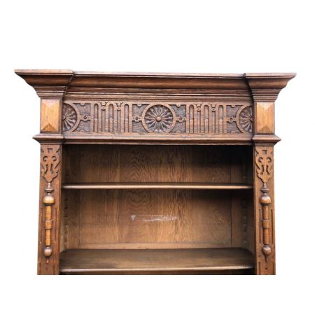 Antike französische Eichen Bücherregale ca 1880