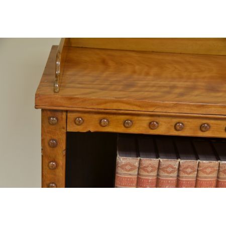 Viktorianisches antikes Bücherregal Birke englisch ca 1880