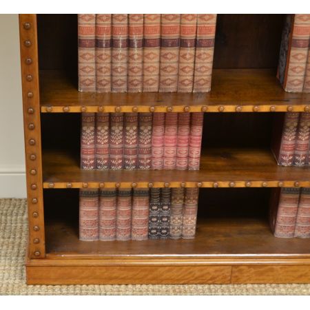 Viktorianisches antikes Bücherregal Birke englisch ca 1880