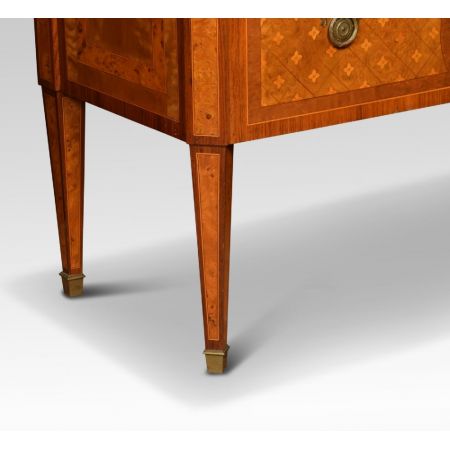 Französische Massivholz Kommode Intarsien original antik ca 1910