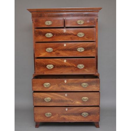 Antike britische Mahagoni Kommode ca 1820