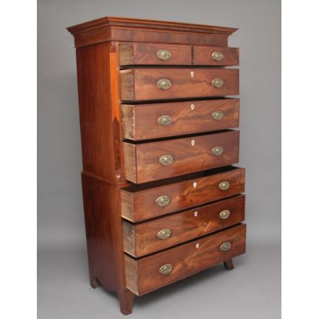 Antike britische Mahagoni Kommode ca 1820