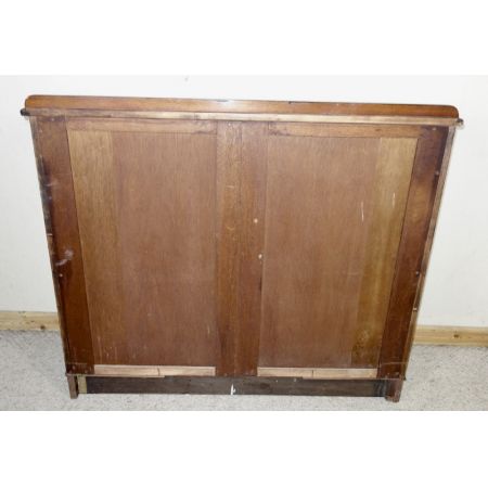 Antikes Nussbaum Art Deco Bücherregal original englisch ca 1930