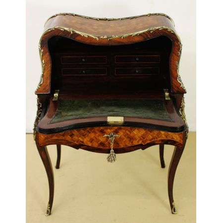 Französischer Palisander Sekretär original antik ca 1880