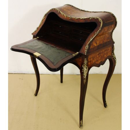 Französischer Palisander Sekretär original antik ca 1880