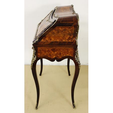 Französischer Palisander Sekretär original antik ca 1880