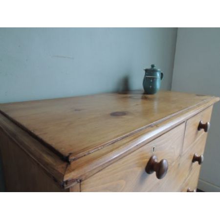 Antike viktorianische Weichholz Kommode Kiefer englisch ca 1890