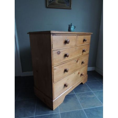 Antike viktorianische Weichholz Kommode Kiefer englisch ca 1890