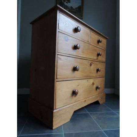 Antike viktorianische Weichholz Kommode Kiefer englisch ca 1890