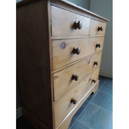 Antike viktorianische Weichholz Kommode Kiefer englisch ca 1890