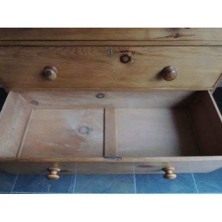Antike viktorianische Weichholz Kommode Kiefer englisch ca 1890
