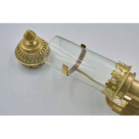 Antike englische Messing Kupfer Wandlampen ca 1940