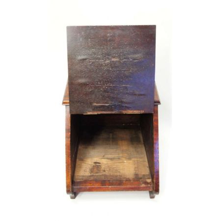 Edwardianische Kohlebox Kohlebehälter Mahagoni antik ca 1890