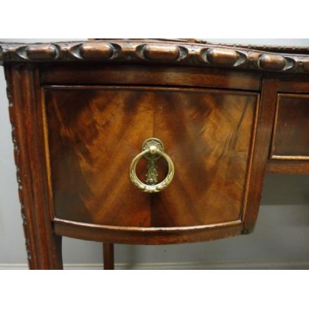 Antiker edwardianischer Schreibtisch Mahagoni englisch ca 1890